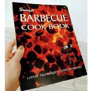 Sunset Barbecue Cook Book - Vtg 1974 - Paperback‎ BBQ Cookbook Recipes